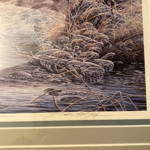 Dick Bailey Painting with frame - Picture 4 of 8